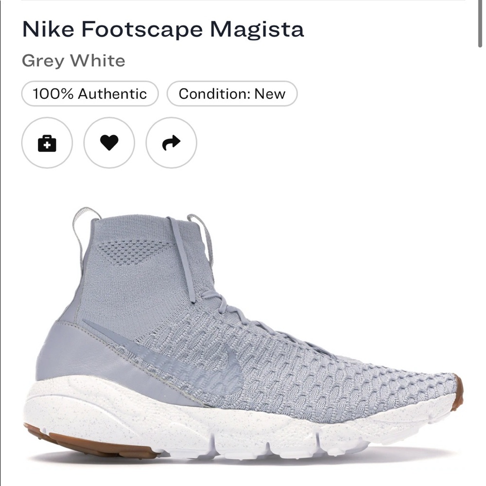 Nike Footscape Magista (Grey White)